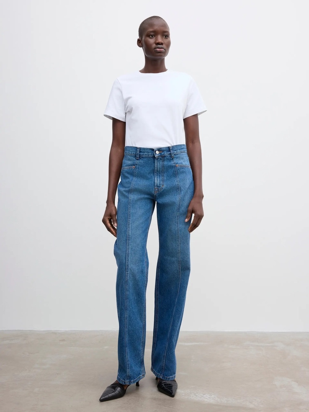 House of Dagmar loose fit Denim Jeans Dark Blue 28/32 organic cotton straight